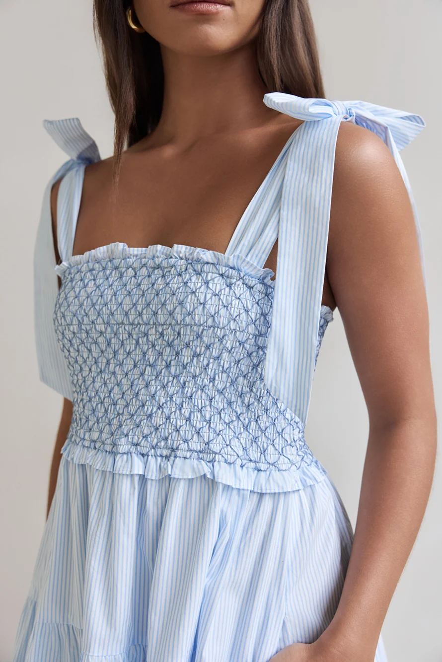 So Far So Long Maxi Dress Blue - Image 4