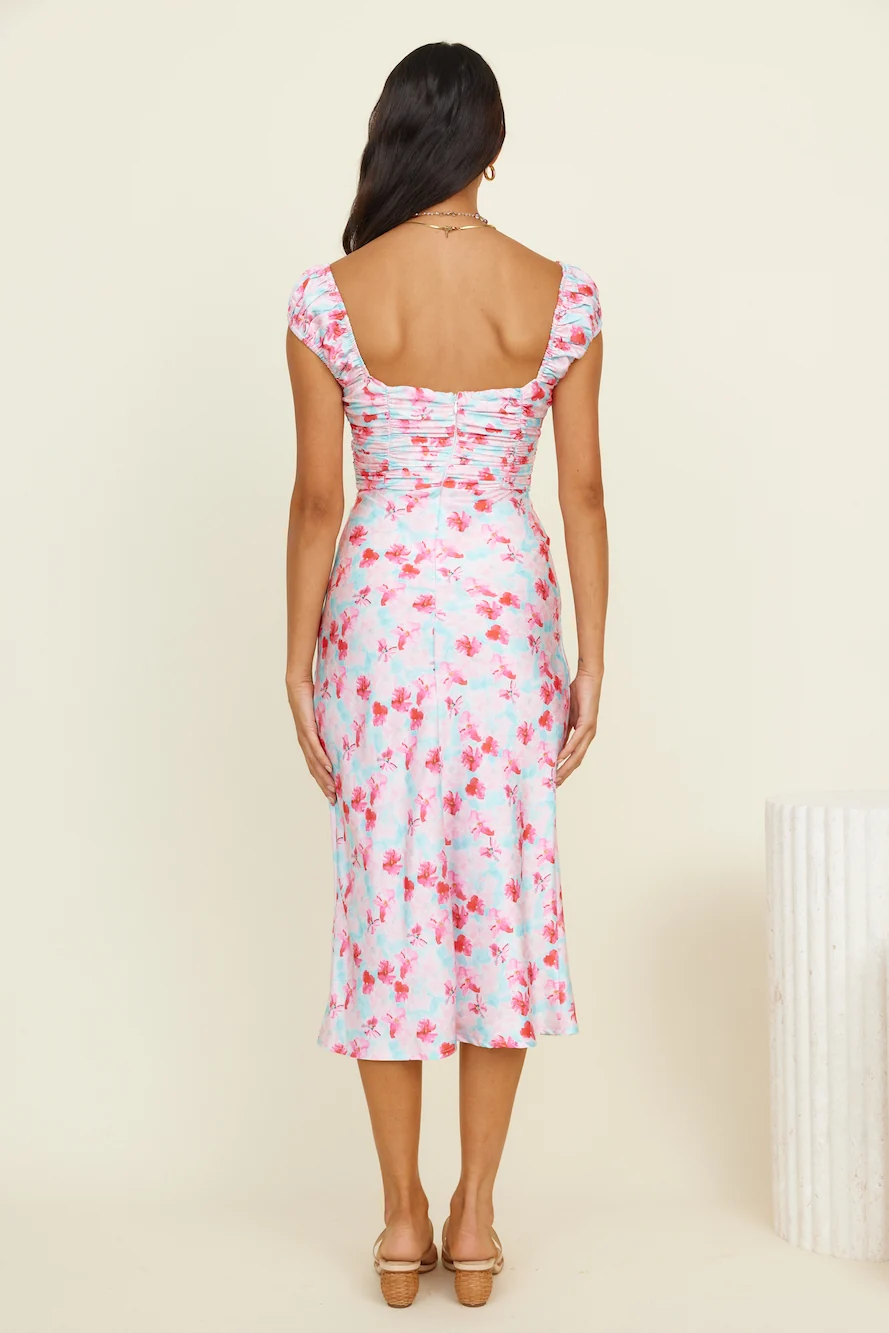 Song Of The Seasons Midi Dress Floral - Image 4