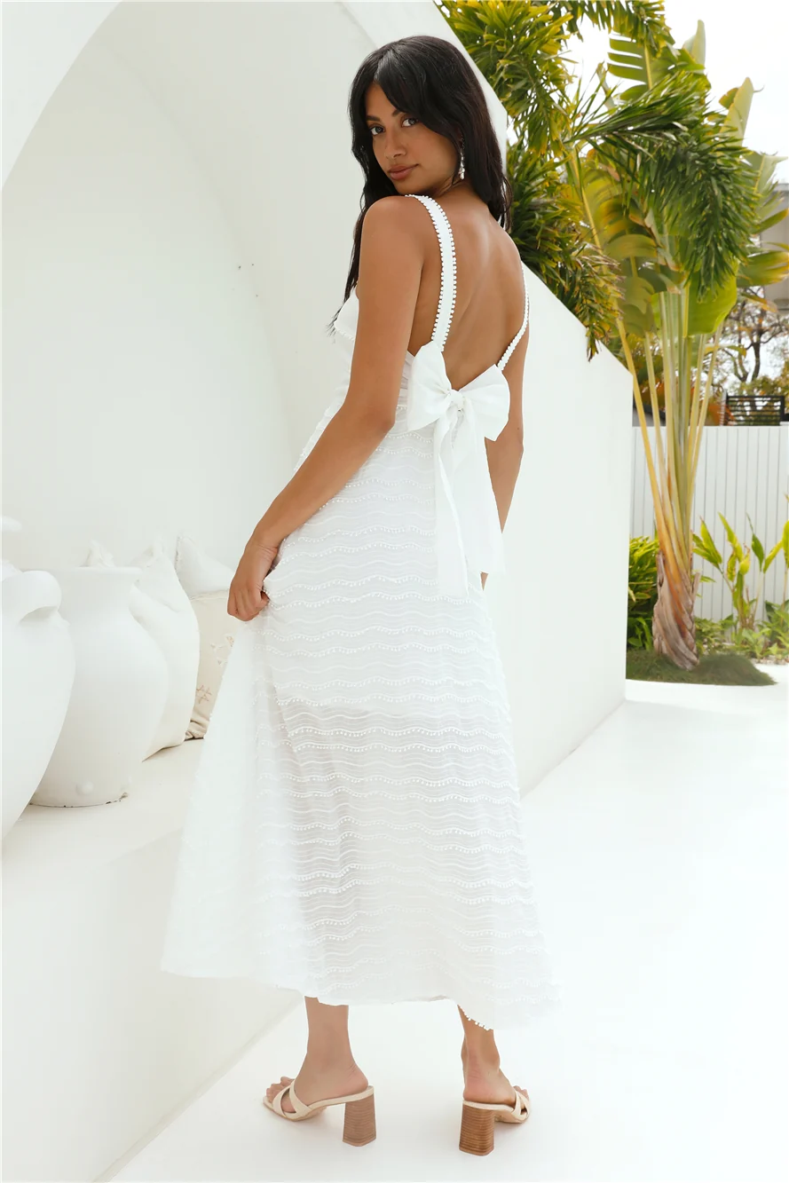 Speak Of Angels Maxi Dress White - Image 4