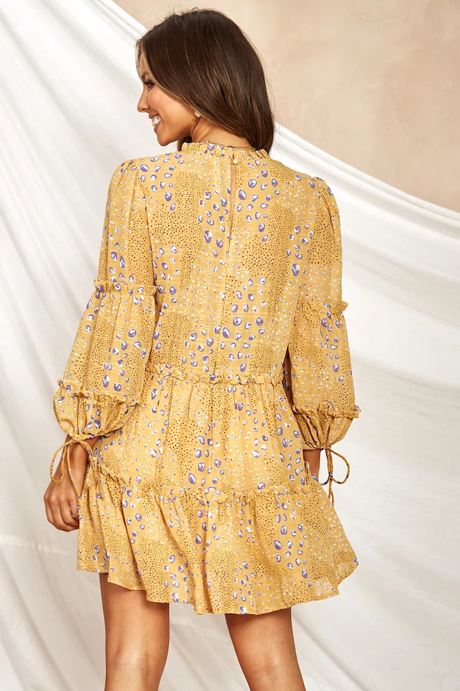 Star Child Dress Yellow - Image 7