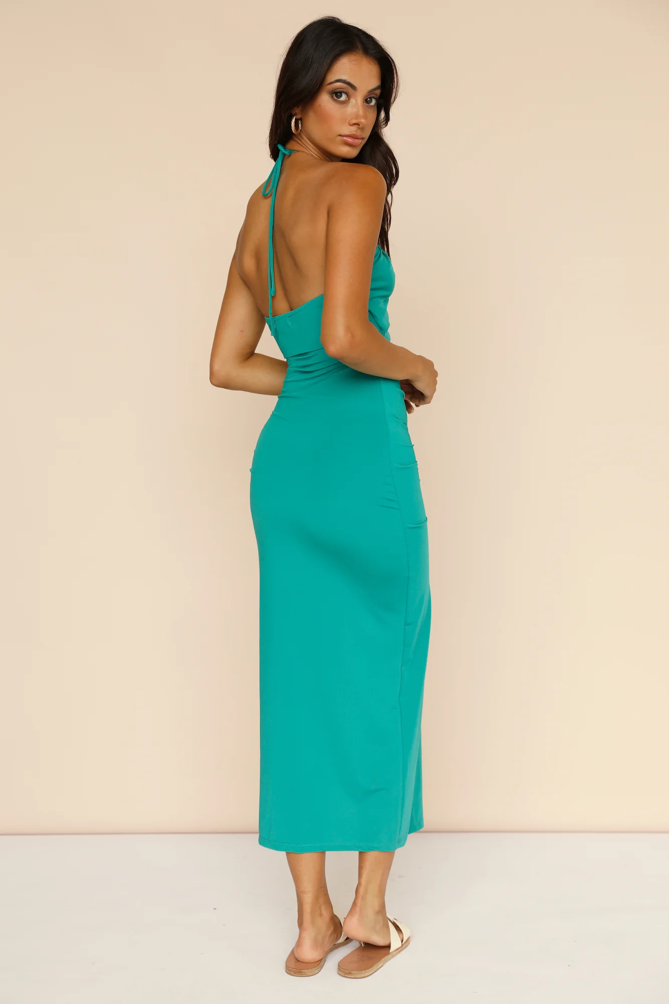Stay Tonight Maxi Dress Green - Image 4