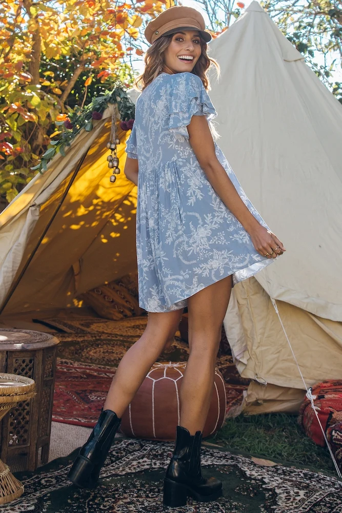Stuck In Orbit Romper Blue - Image 7