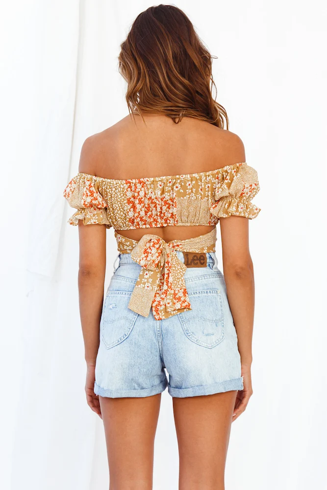 Such A Gem Crop Top Yellow - Image 6