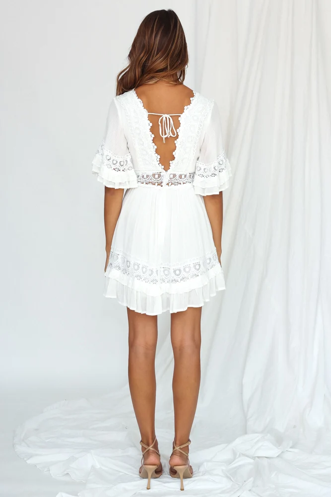 Sultana Dress White - Image 6