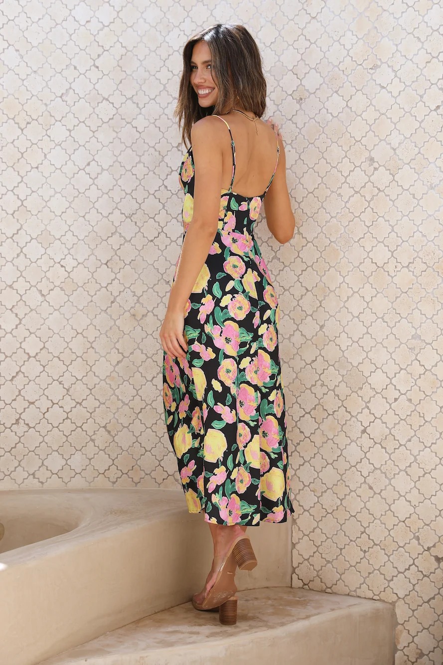 Summer Aurora Maxi Dress Black - Image 4