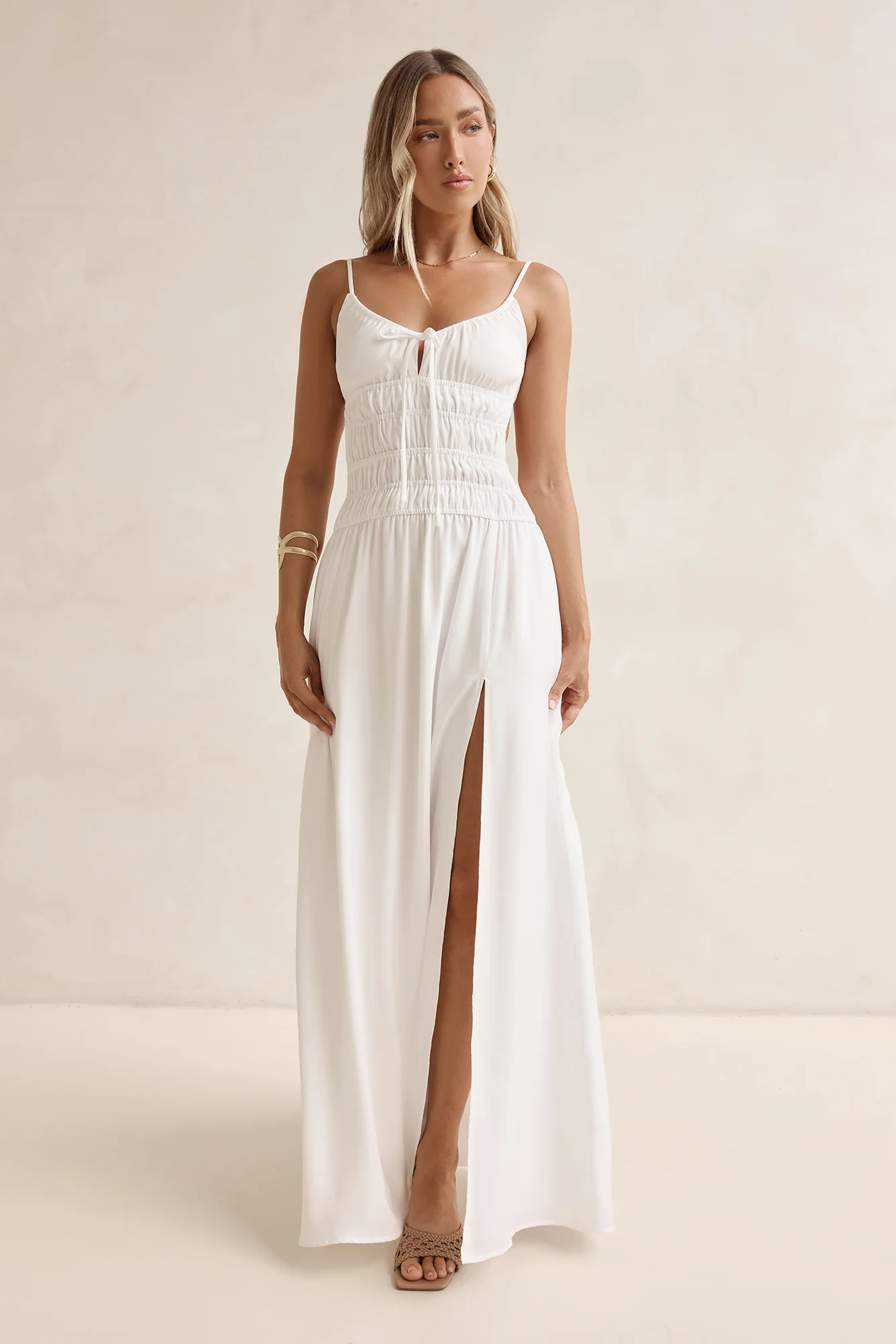 Sunbeam Days Maxi Dress White - Image 8