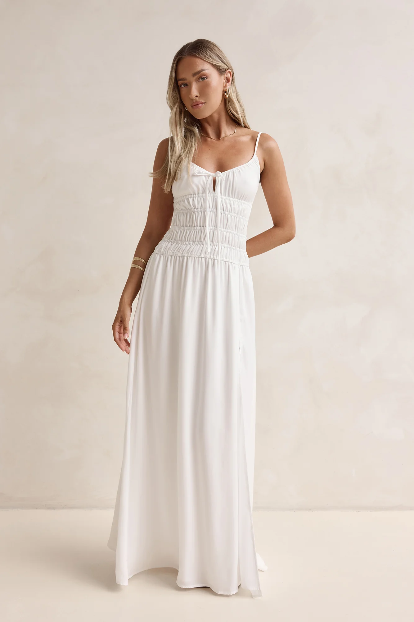 Sunbeam Days Maxi Dress White - Image 9