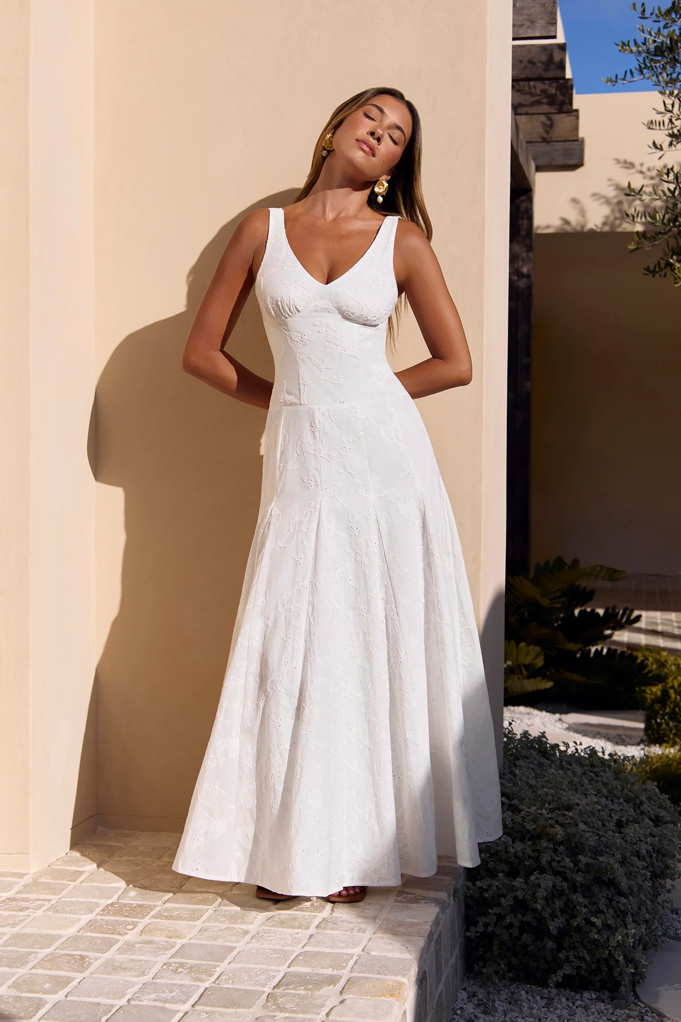 Sunbeam Social Maxi Dress White - Image 6