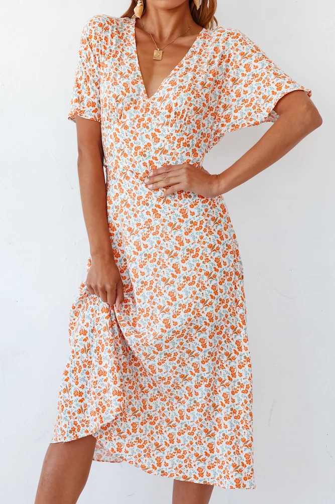 Sunkissed Promises Midi Dress - Image 6