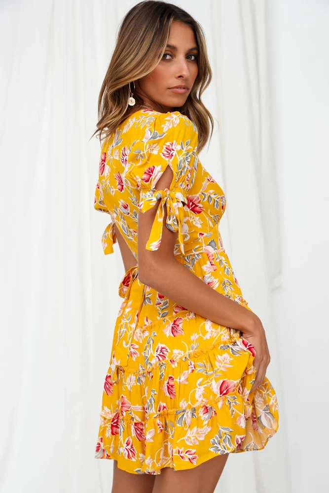 Sunseeker Dress Mustard - Image 6