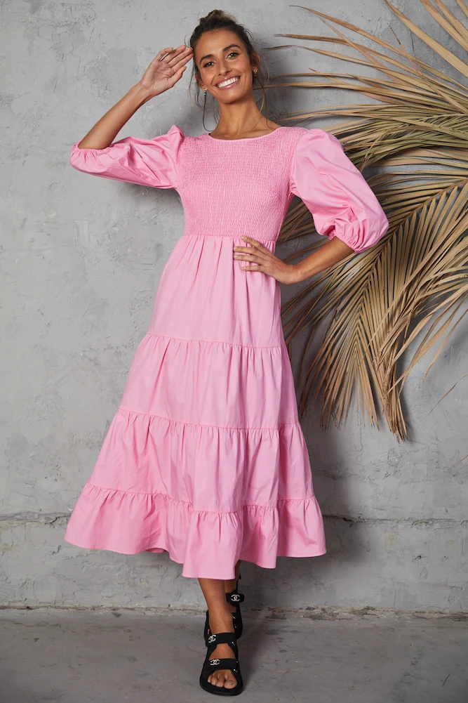 Sunset Daydreams Maxi Dress Pink - Image 2