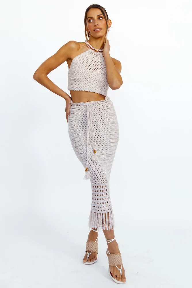 Sunset Is Yours Crop Top Dusty Rose - Image 5