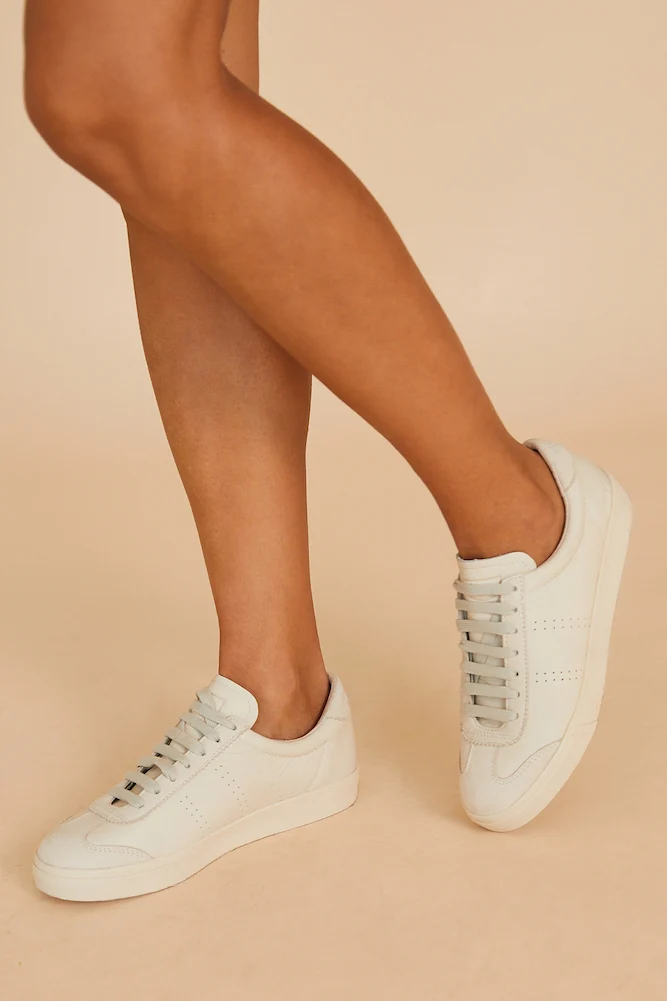 SUPERGA 2843 Club S Cap Sneakers Tumbled Butter - Image 3