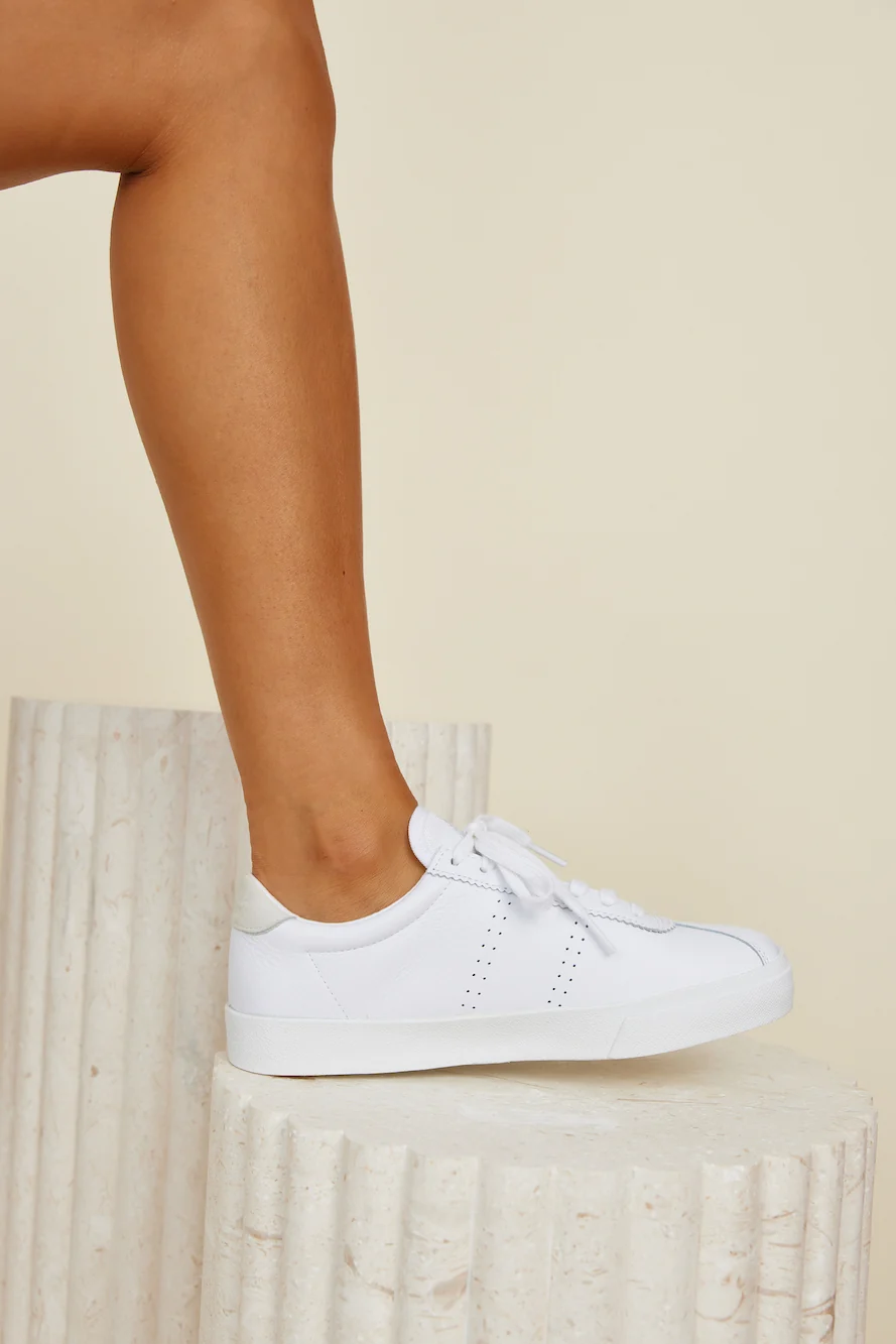 SUPERGA 2843 Club S Comfort Leather Sneakers White - Image 5