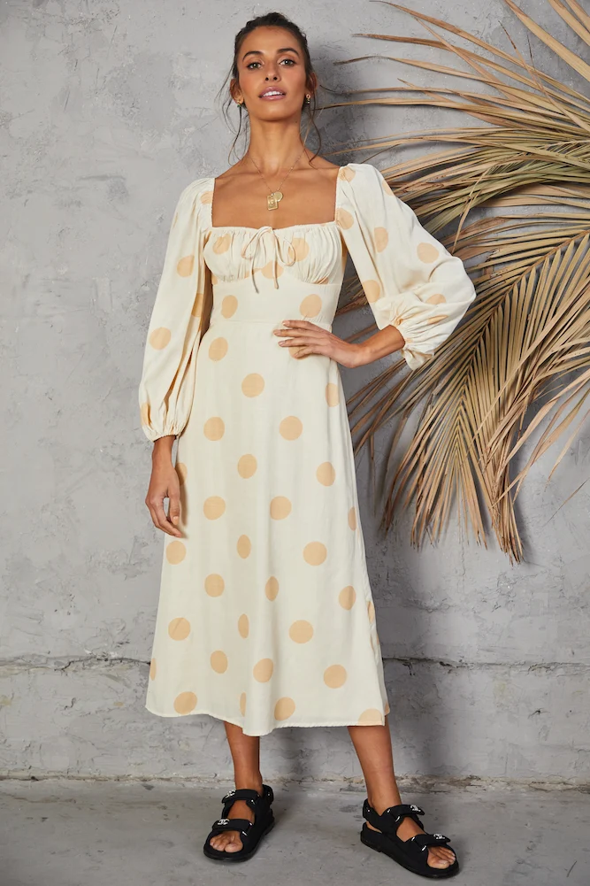 Sweet Vanilla Maxi Dress - Image 3