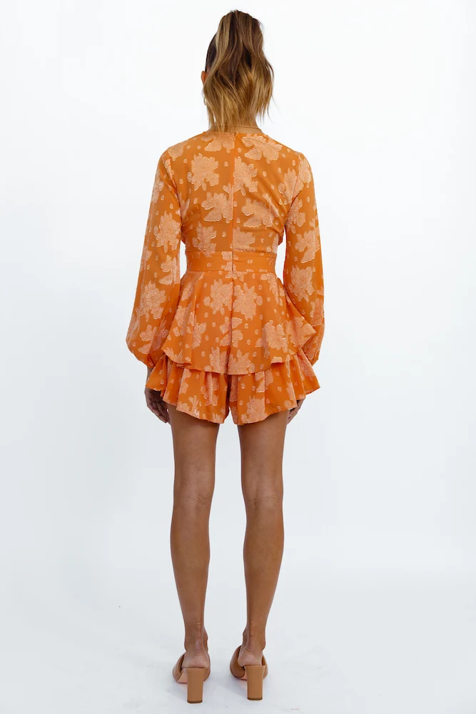 Sweeter Than Sugar Romper Orange - Image 7