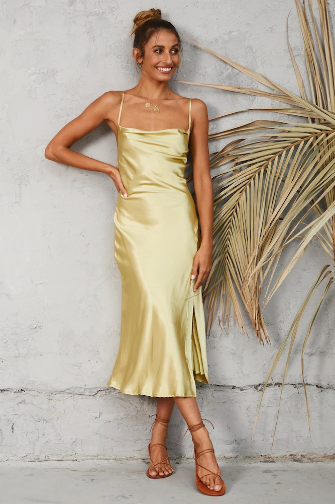 Tarte Summer Midi Dress Green - Image 6