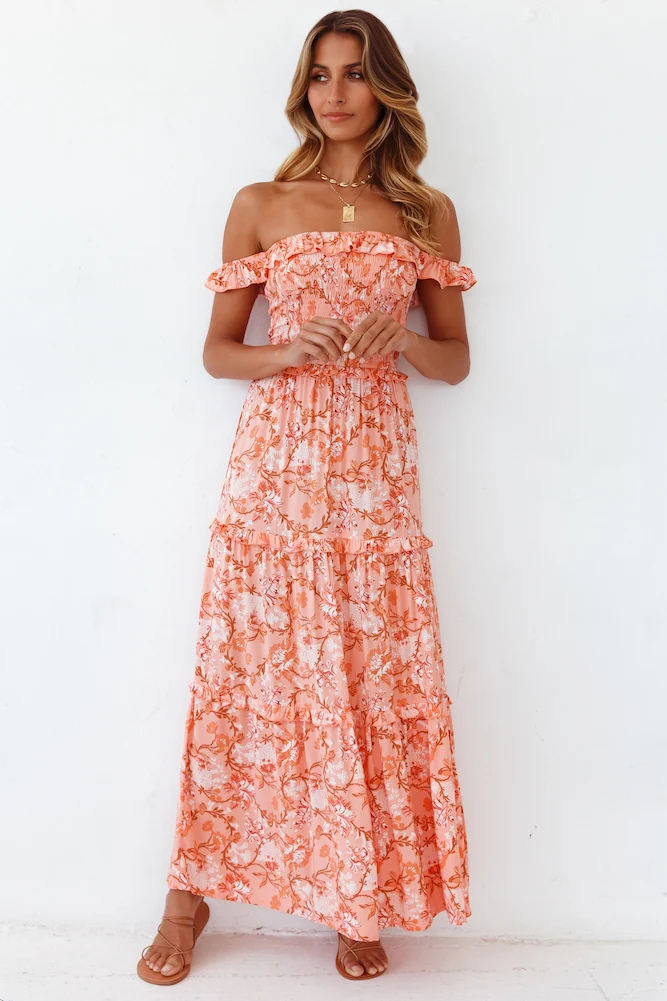 Terrace Sunset Maxi Dress - Image 3