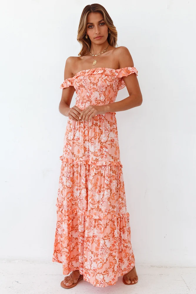 Terrace Sunset Maxi Dress - Image 5