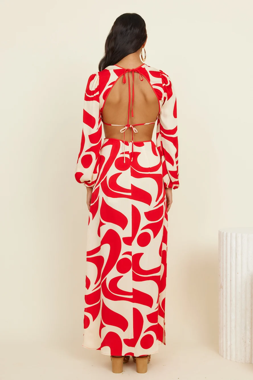 THE WOLF GANG Orella Cut Out Maxi Dress - Image 5