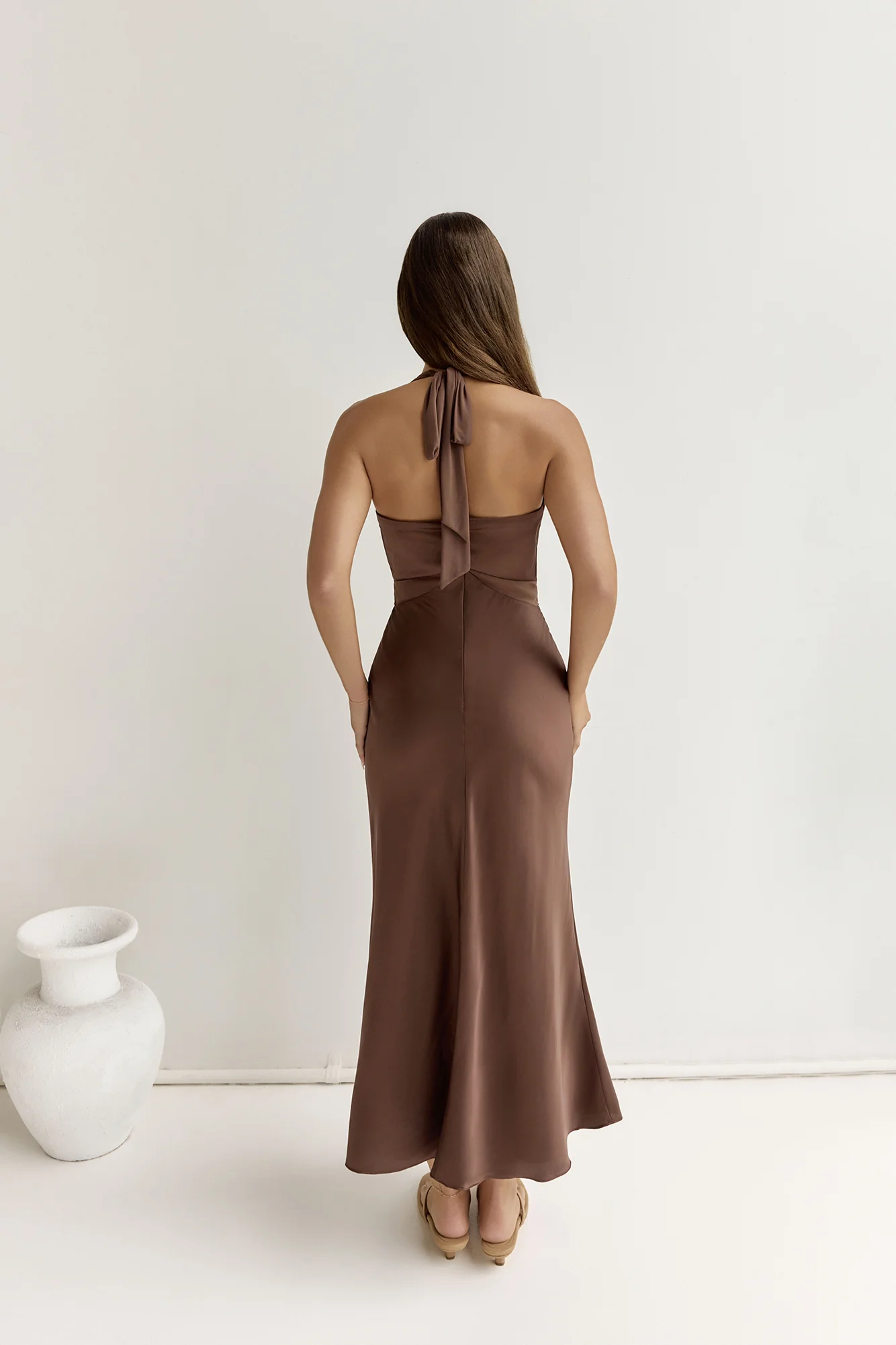 To The Dreamers Maxi Dress Brown - Image 2