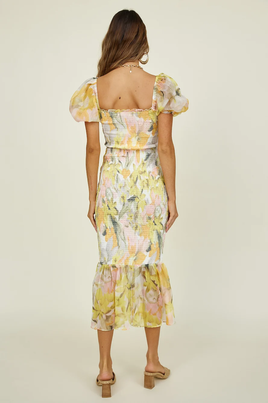 Truth Be Told Maxi Dress Yellow - Image 6