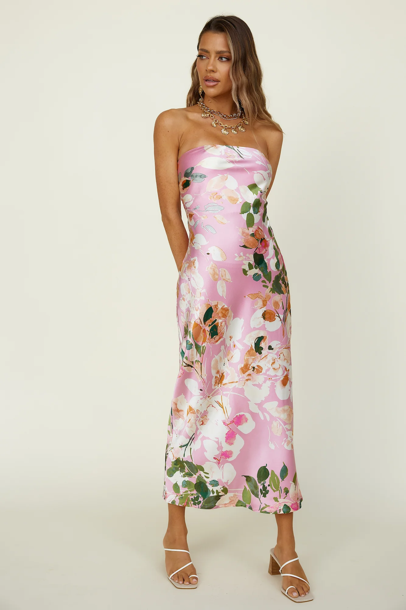 Truthfully Maxi Dress Pink - Image 2
