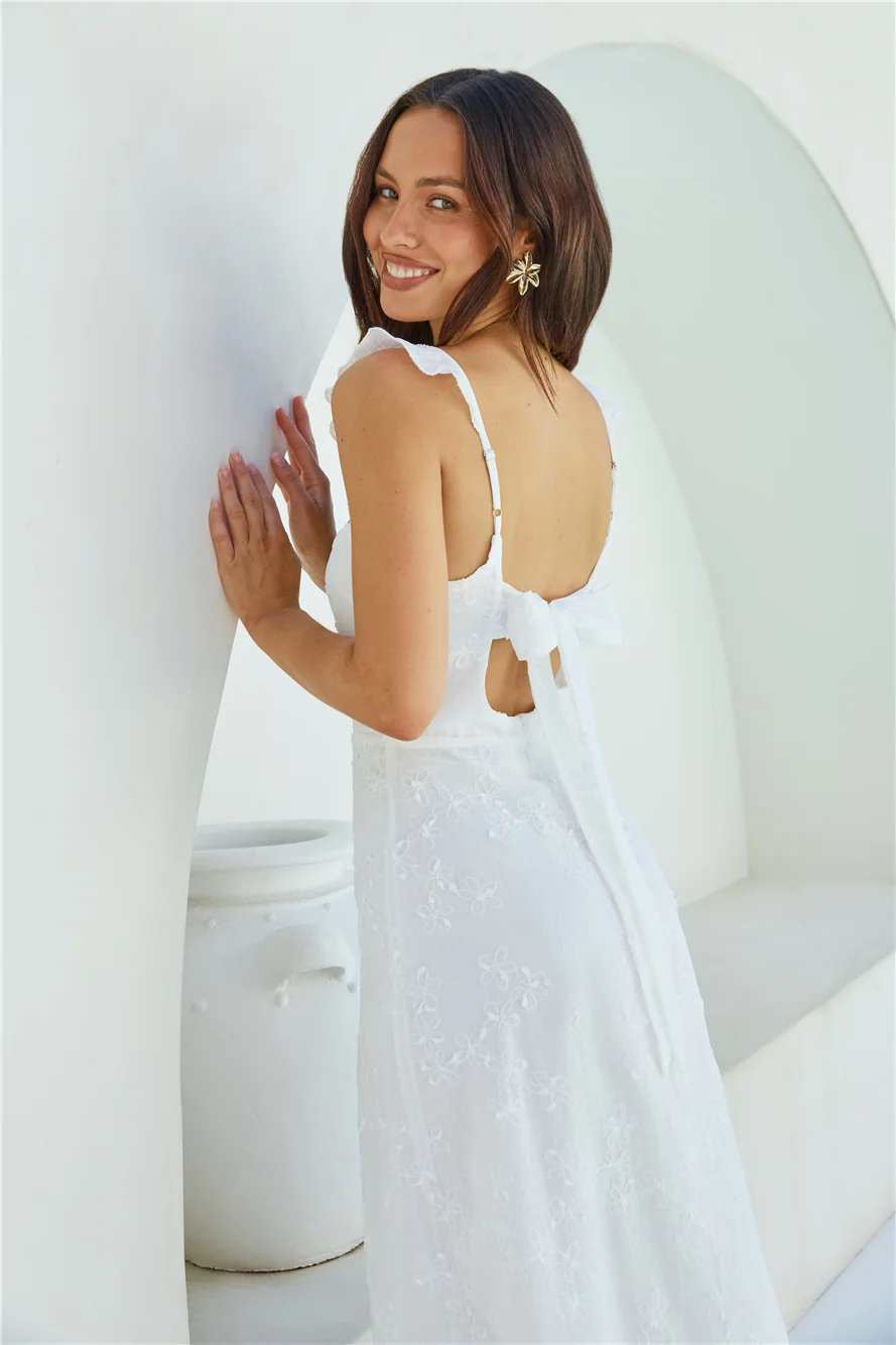 Tunnel Of Love Maxi Dress White - Image 6