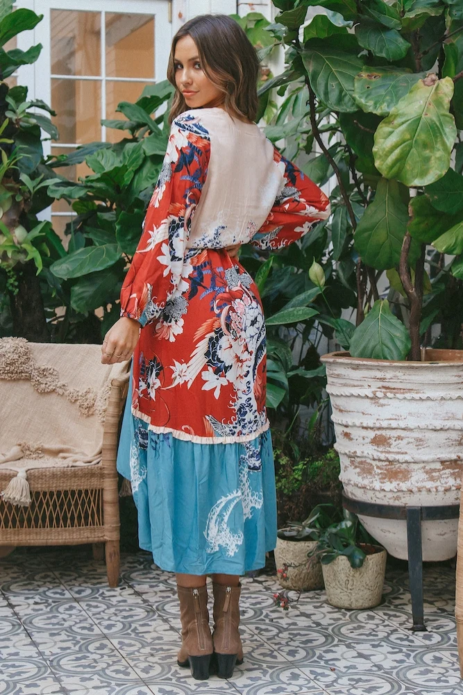 Ukiyo Maxi Dress Multi - Image 4