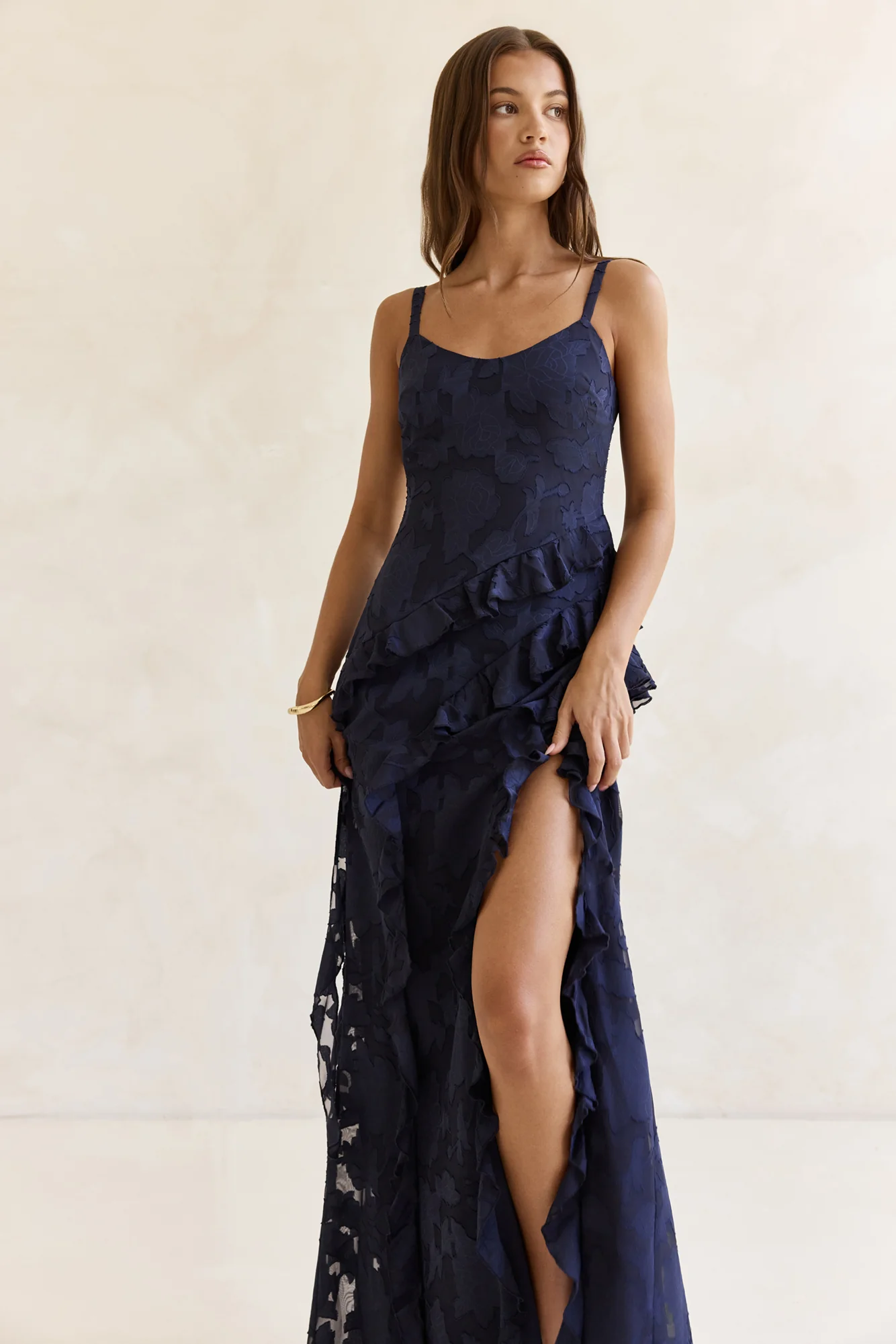 Urban Elegance Maxi Dress Navy - Image 7