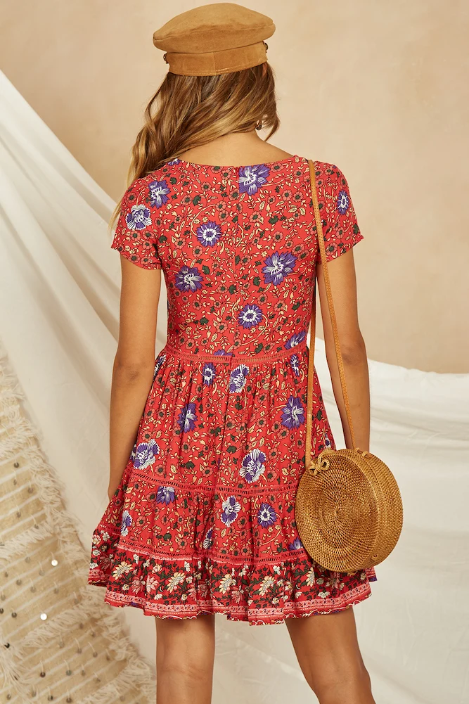 Valdez Dress Red - Image 5