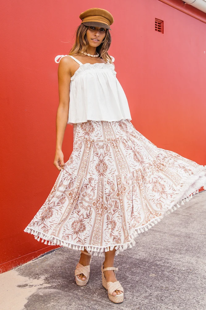 Vista Chino Crop Top White - Image 2