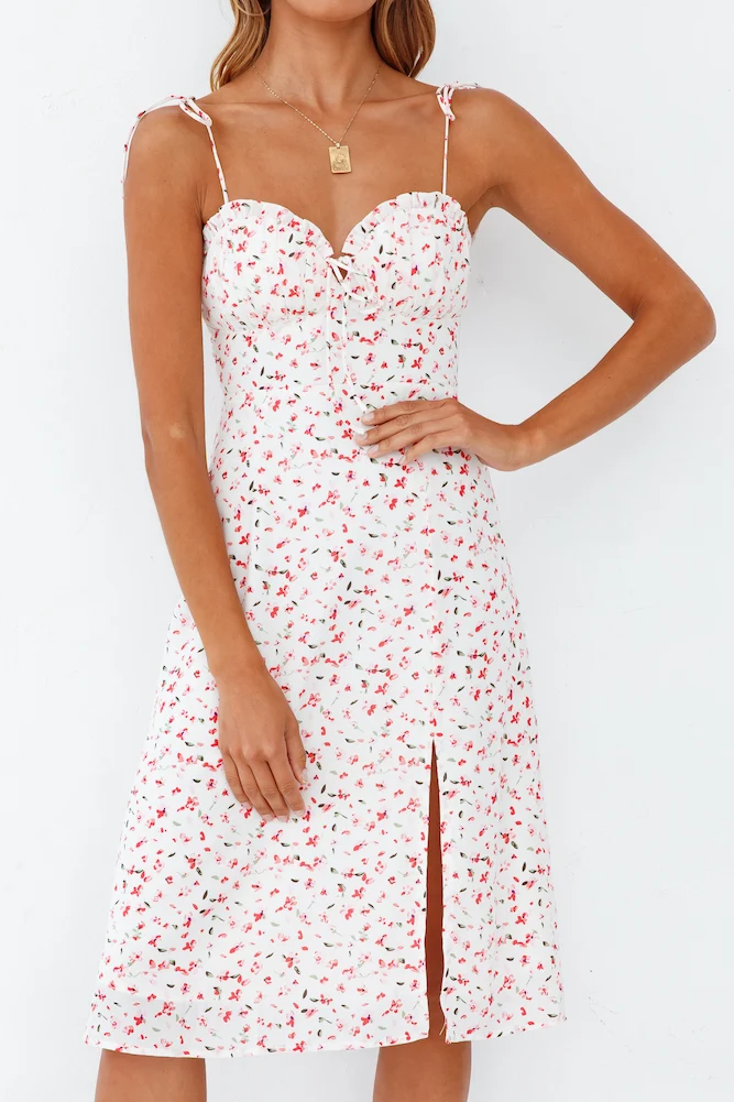Voices Of Spring Midi Dress - Image 6