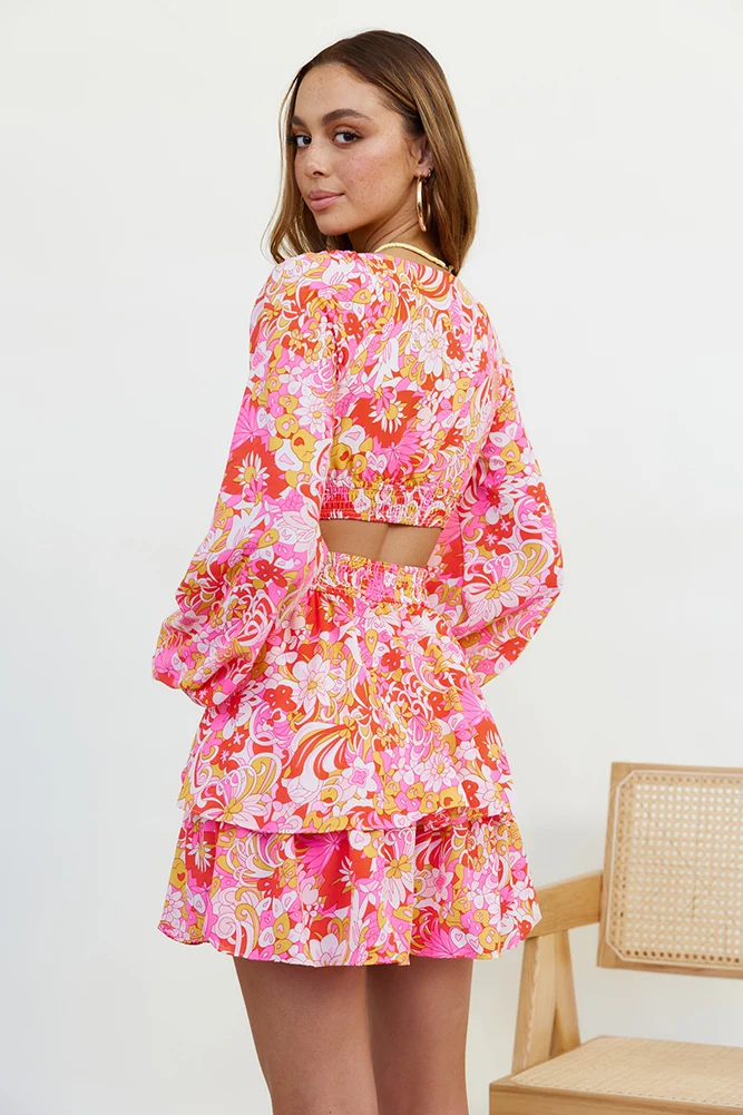 Voltari Dress Pink - Image 6