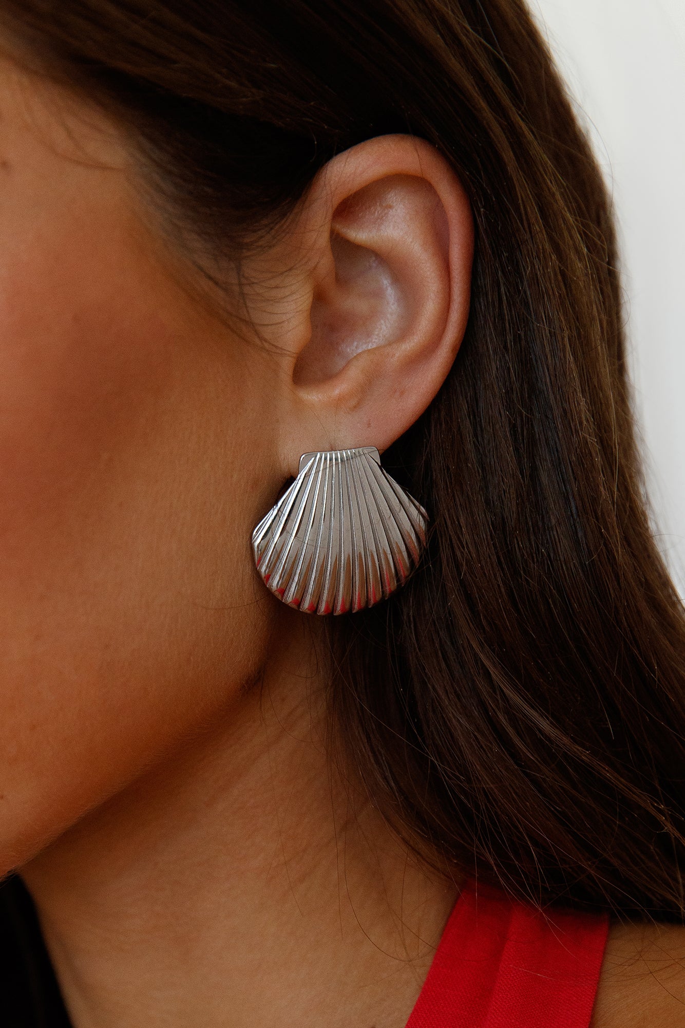 Washed Up Earrings Silver - Image 5