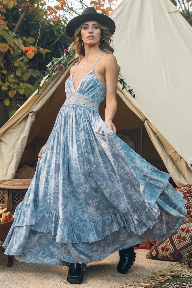 Water Under The Bridge Maxi Dress - Image 3