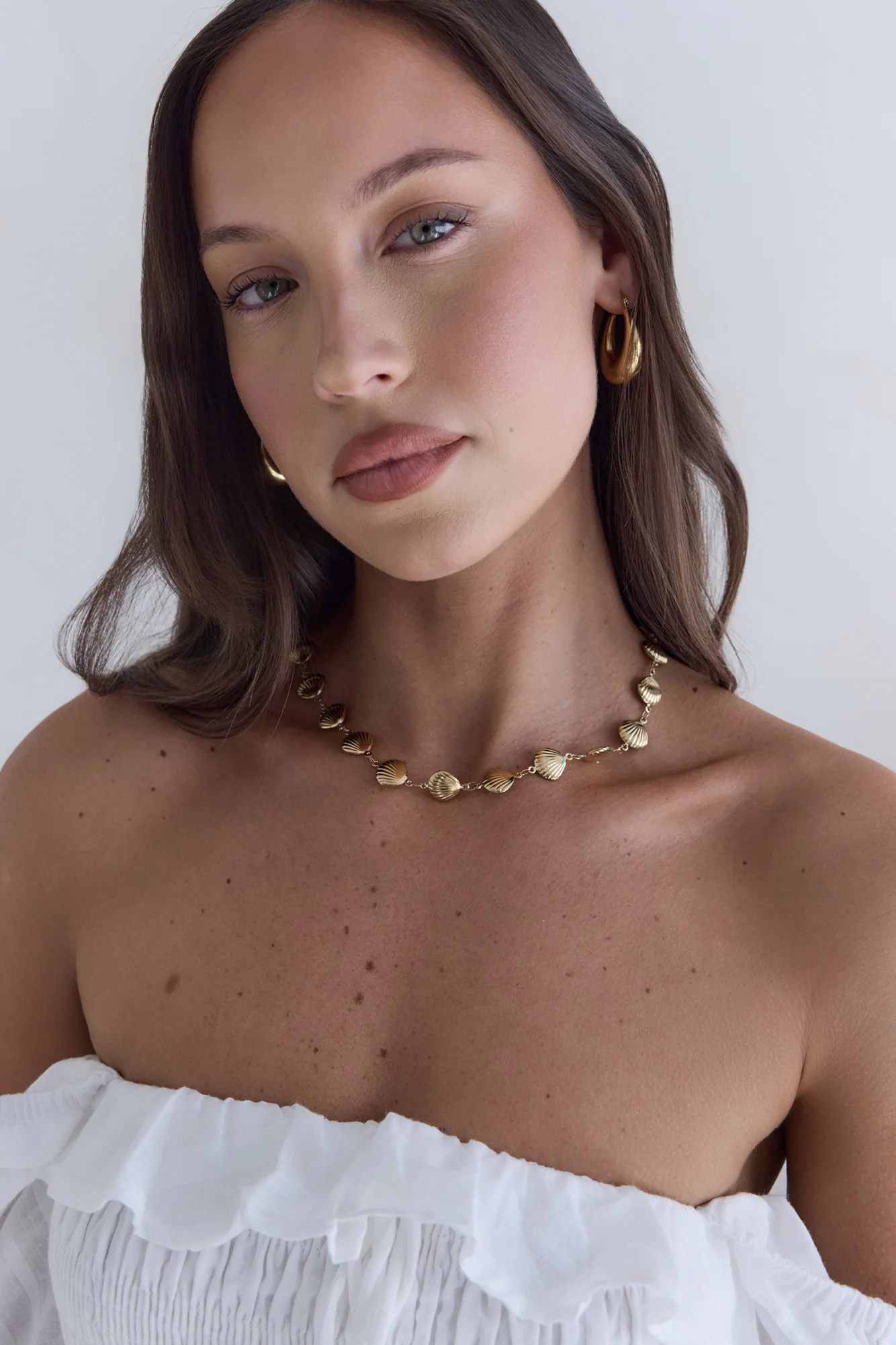 Wave Kissed Necklace Gold - Image 2