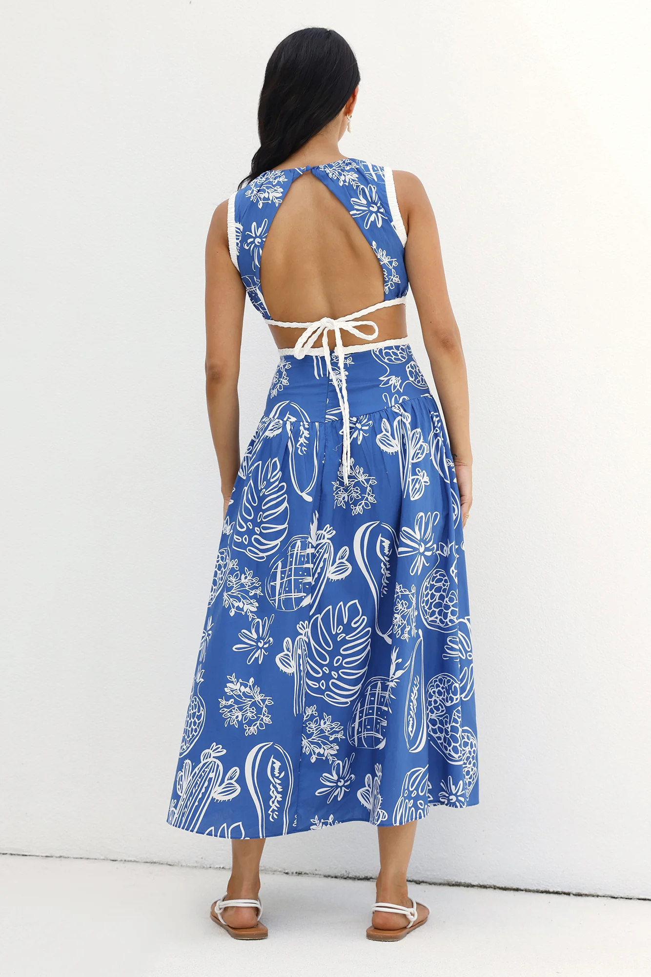 Waves of Serenity Maxi Dress Blue - Image 2