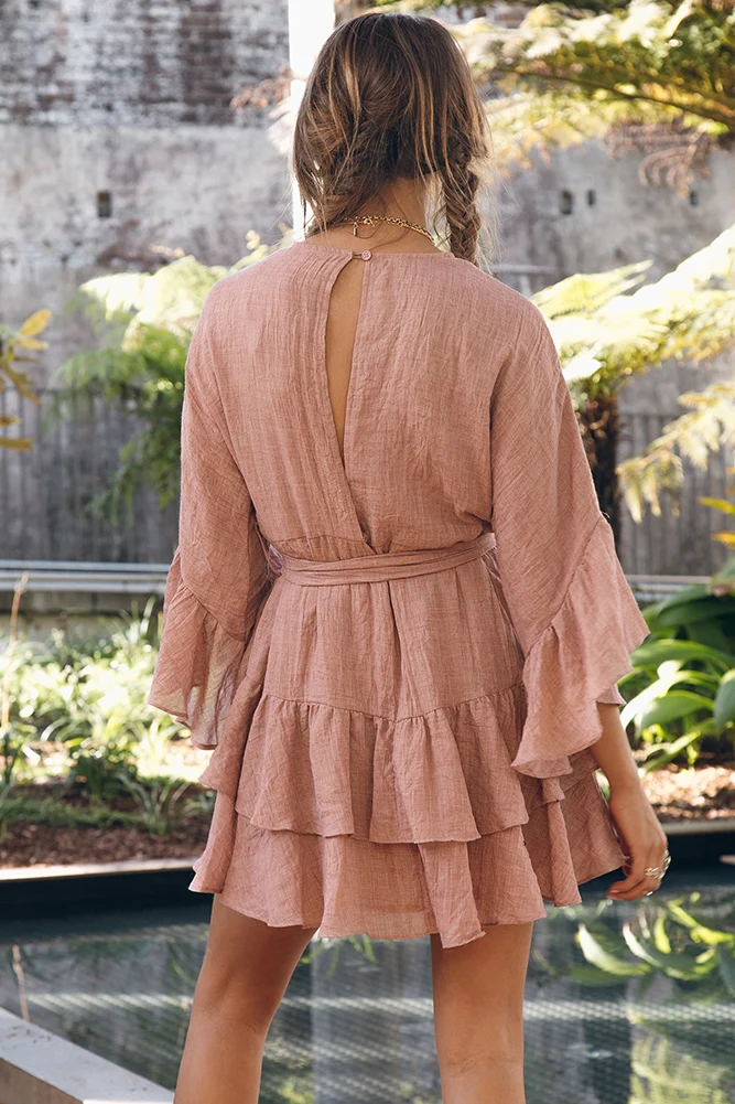 What The Sea Wants Dress Sandalwood - Image 10