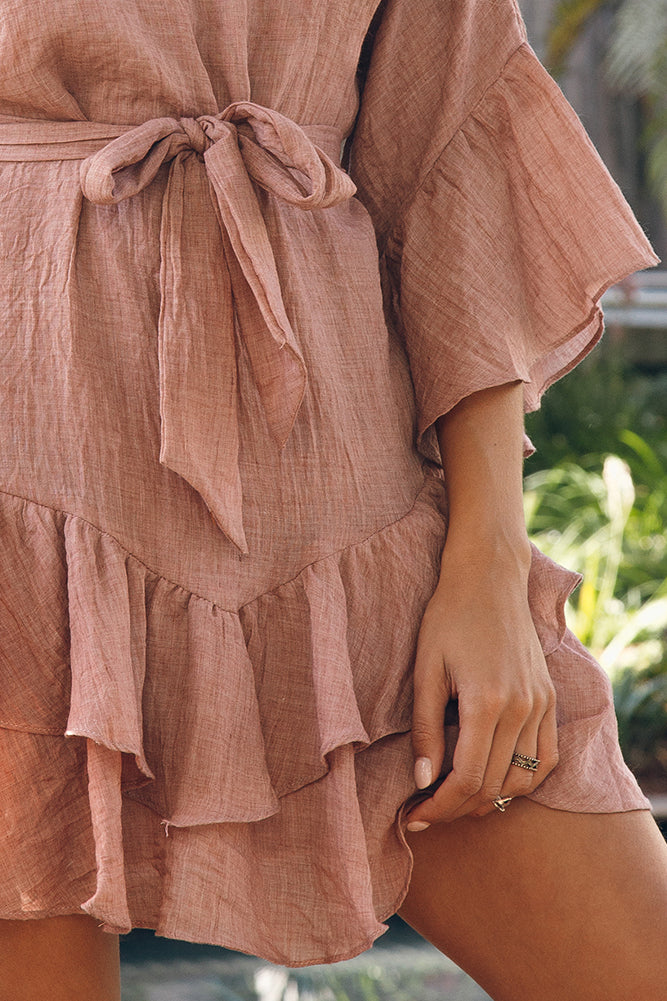 What The Sea Wants Dress Sandalwood - Image 11