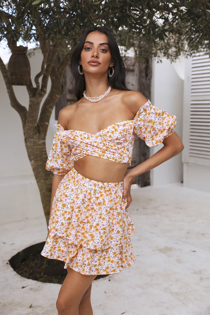 When The Water Settles Skirt Floral - Image 3