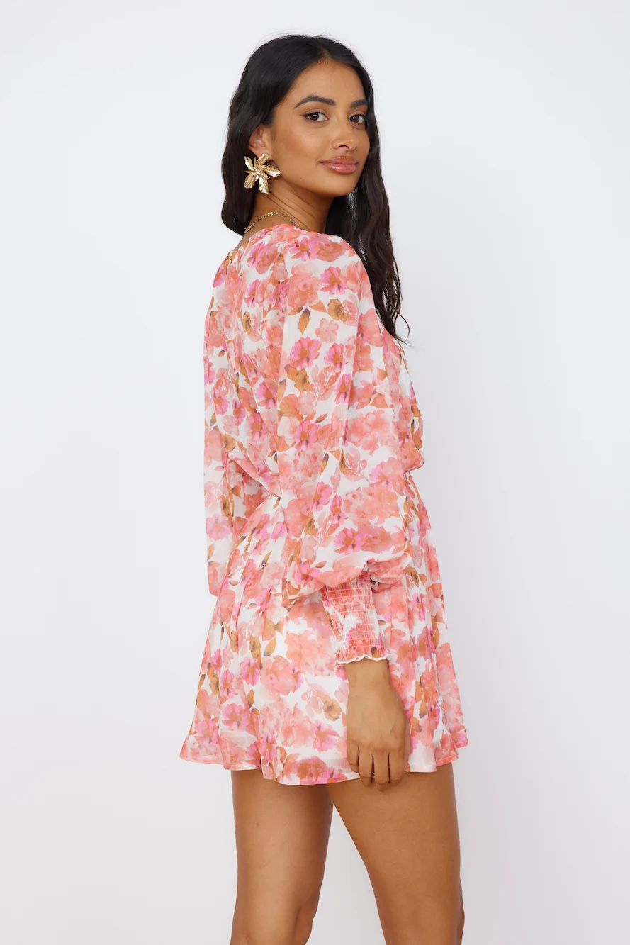 Wildflower Sky Romper Pink - Image 5