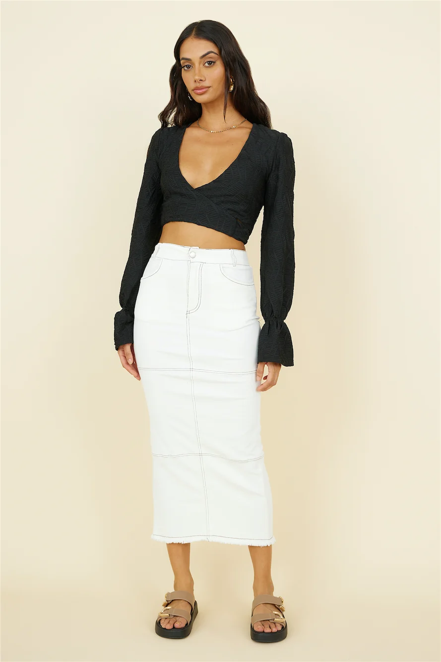 Willow Tree Maxi Skirt White - Image 2