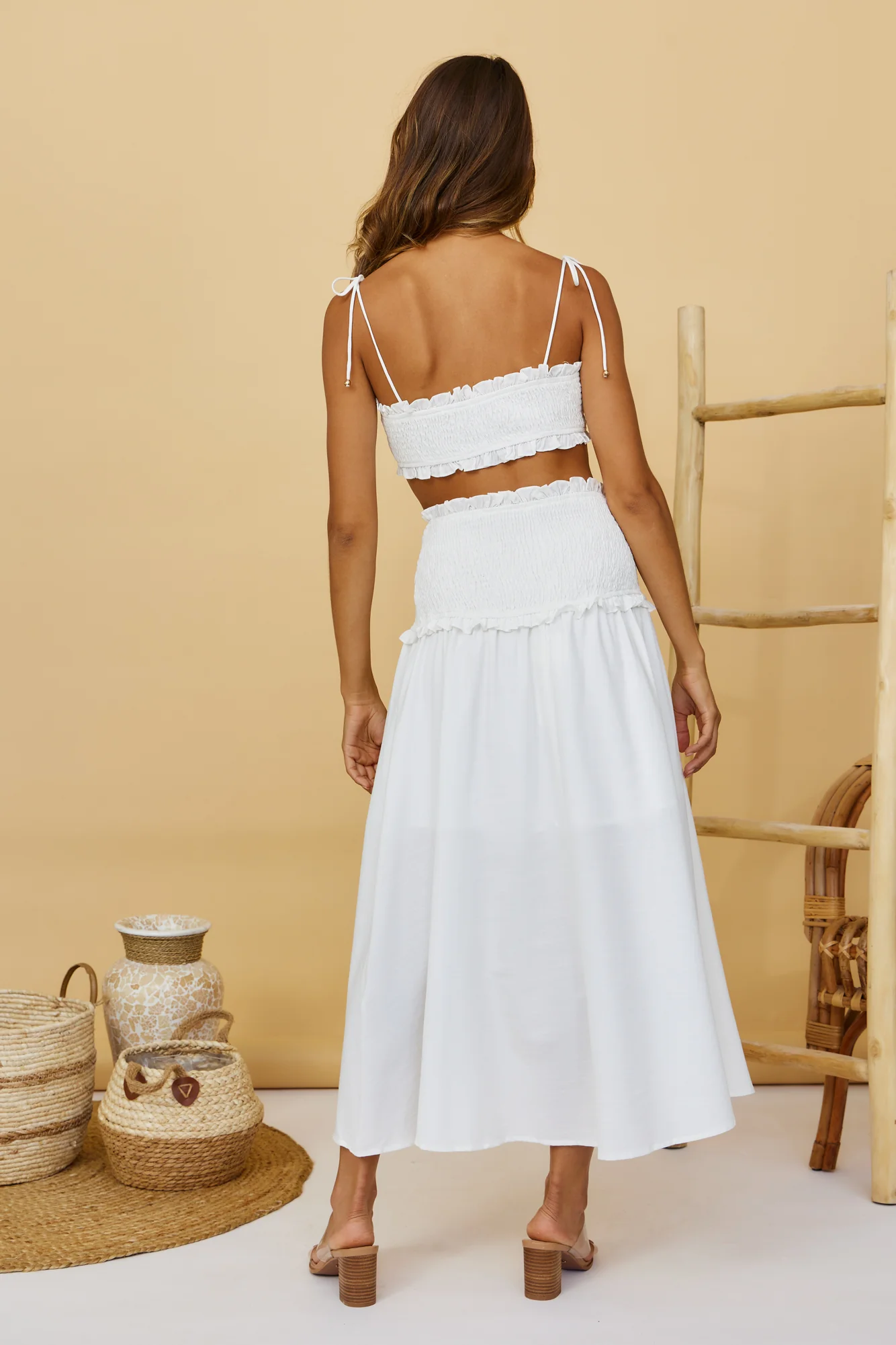 Worthy Enough Maxi Skirt White - Image 4