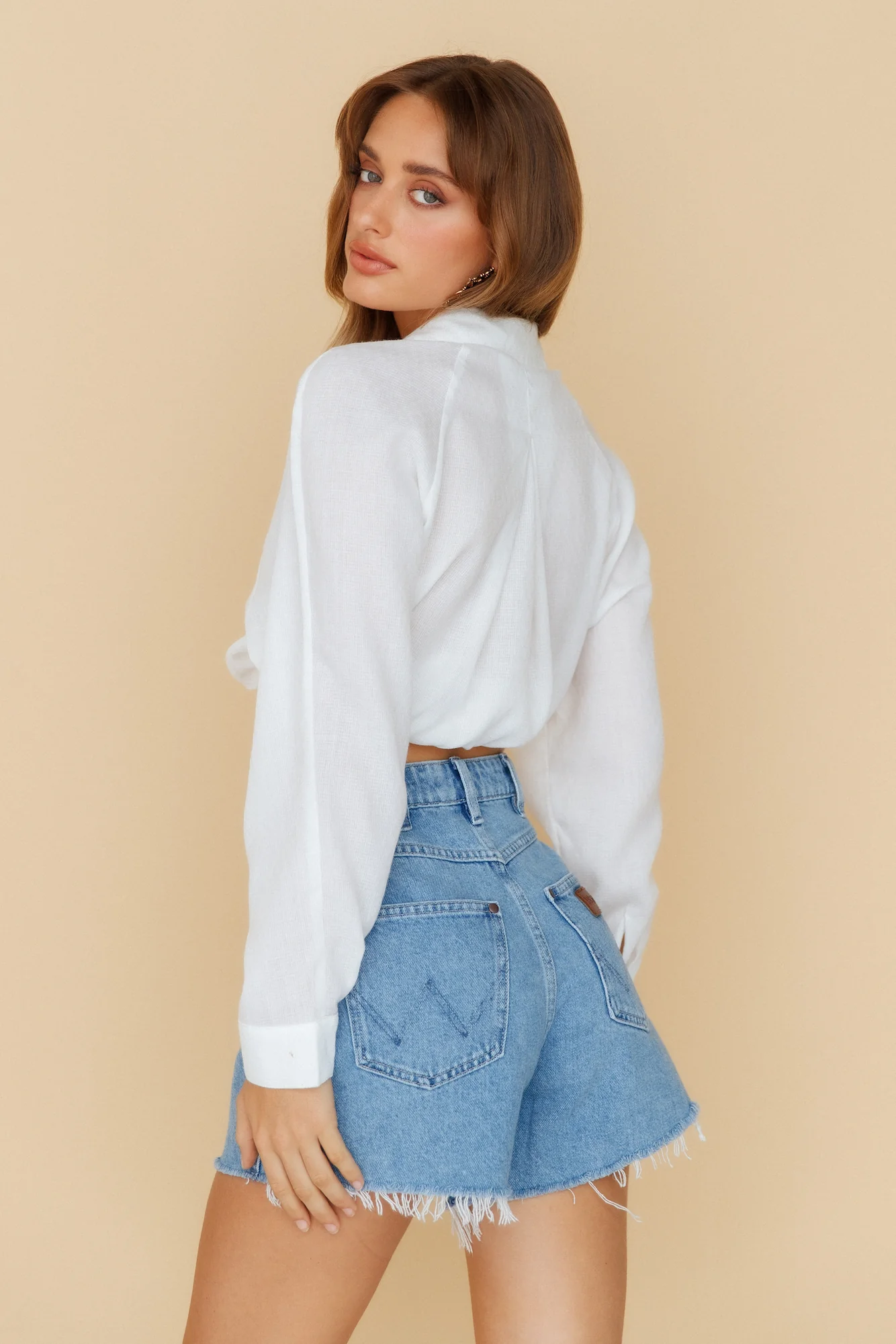 WRANGLER Hi Bells Shorts Hempress - Image 7