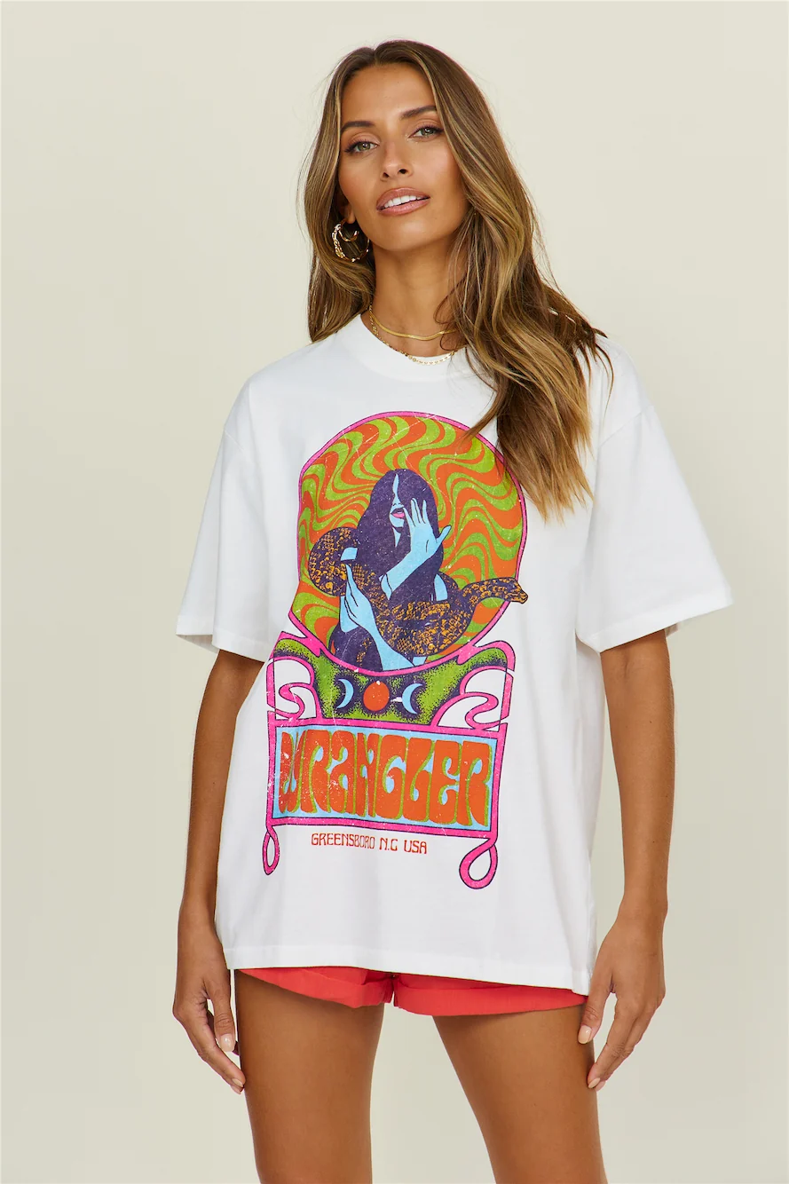 WRANGLER Serpent Muse Tee White - Image 12