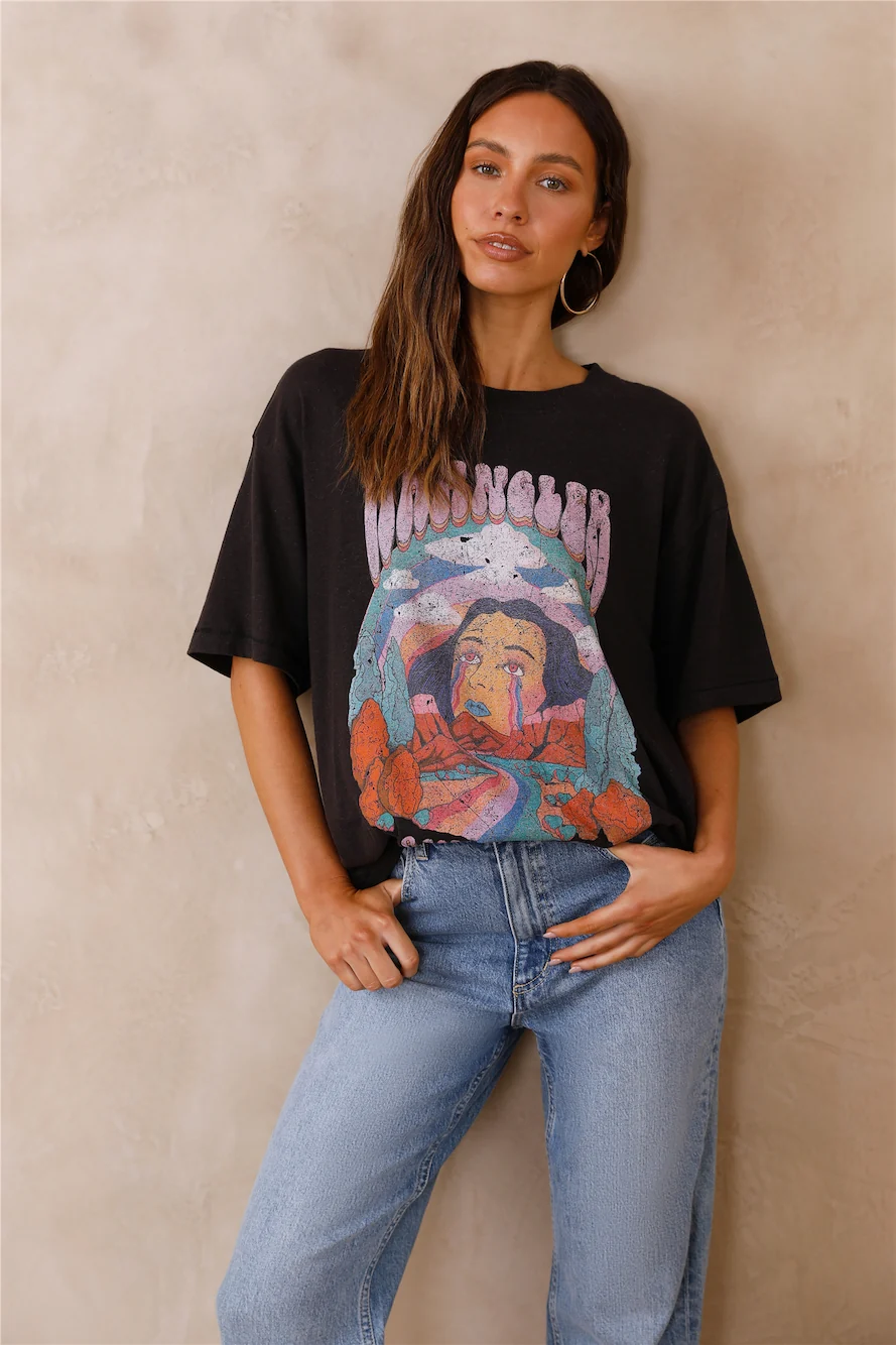 WRANGLER Slouch Tee Rainbow Tears - Image 3