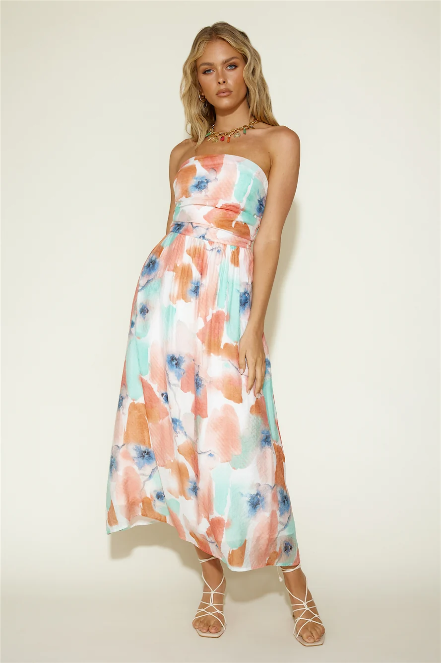 Writing Our Future Maxi Dress Orange - Image 3