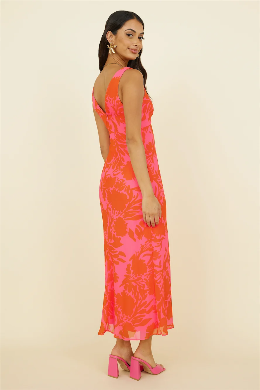 Your Favourite Song Maxi Dress Pink - Image 6