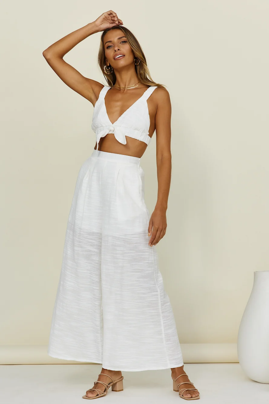 Your True Love Crop Top White - Image 3